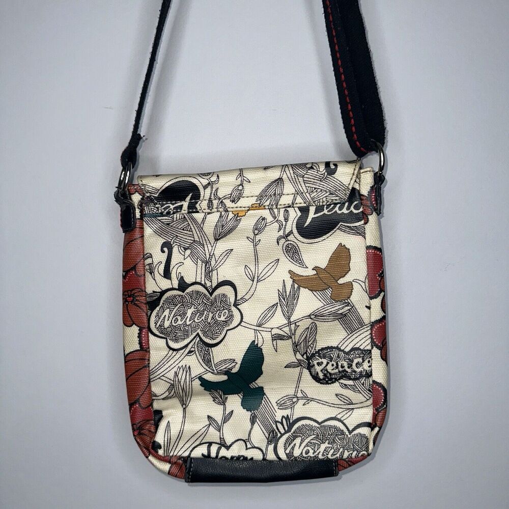 Sakroots Women’s Printed Canvas Crossbody Bag Bird Artsy - Picture 4 of 5